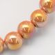 Handmade ceramic beads 8 mm. 10 pcs, 1 bag KK0324