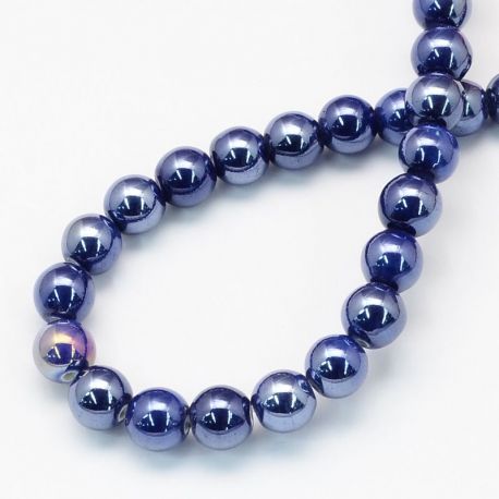 Käsitsi valmistatud keraamilised helmed 8 mm. 10 tk, 1 kott KK0325