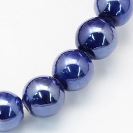 Käsitsi valmistatud keraamilised helmed 8 mm. 10 tk, 1 kott