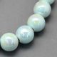 Handmade ceramic beads 8 mm. 10 pcs, 1 bag KK0326