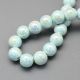 Handmade ceramic beads 8 mm. 10 pcs, 1 bag KK0326
