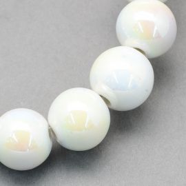 Käsitsi valmistatud keraamilised helmed 8 mm. 10 tk, 1 kott