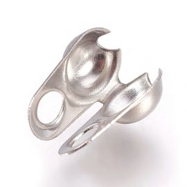 Stainless steel 304 clamped bubble 9.5x6 mm. 4 pcs, 1 pouch