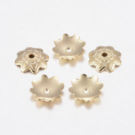 Stainless steel 304 cap 7.5x1.5 mm. 4 pcs, 1 bag