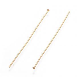 Stainless steel 304 pins flat head 50x1.7x0.7 mm. 20 pcs, 1 bag MD2198