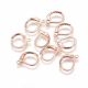 Edelstahl 304 Ohrringe Haken 16x11,5x2 mm. 2 Paare, 1 Beutel MD2200