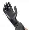 Disposable Nitrile gloves L size, black - 10 pairs