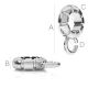 Ripatsihoidja 925 10x2,4 mm. 2 tk., 1 kott SID0105