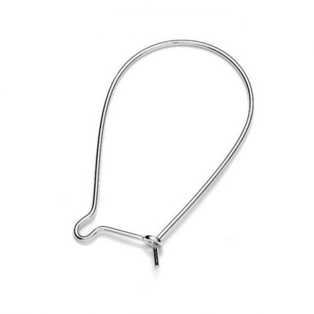 Ohrhaken 925 38x14 mm. 1 Paar SID0102