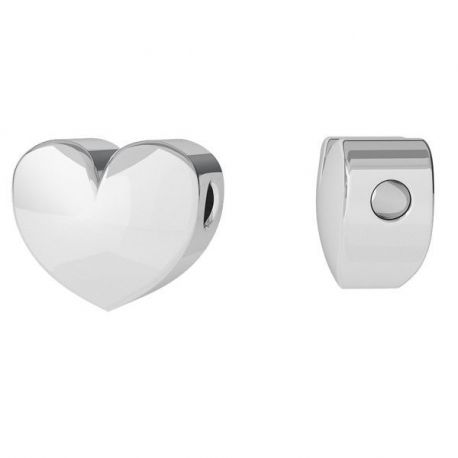 Spacer "Heart" 925 7x6x4 mm. 1 tk SID0067