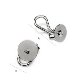 Klambritoorikud poolpuuritud helmestele 925 17x6 mm. 1 paar SID0093