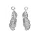 Ripats "Leht" 925 21x7 mm. 1 tk SID0074