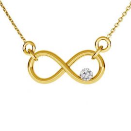 Apzeltīti savienotāji "Infinity" ar Swarovski aci 925 16x8 mm. 1 gab.