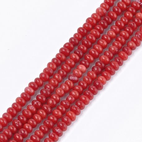 Meeresbambuskoralle (Korallenimitation) 4-5x2-3 mm, 1 Strang AK1668