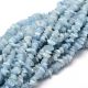 Natural Aquamarine chips 14-5x10-4 mm., 1 strand AK1658