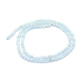 Natural Aquamarine beads 2-2.5 mm., 1 strand 