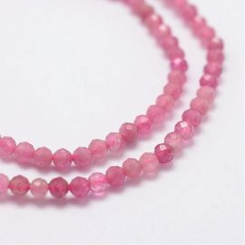 Natural Quartz Beads 2 mm., 1 strand 