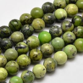 Natürliche Variscito-Perlen 10 mm, 1 Strang