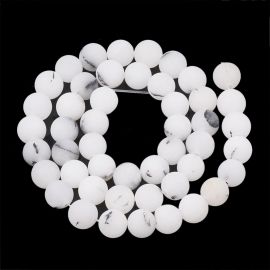 Looduslikud Rutilo kvartsist helmed 8,5–9 mm., 1 haru