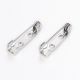 Stainless steel 304 brooch clasp 19x5x4.5 mm. 4 pcs, 1 bag MD2209