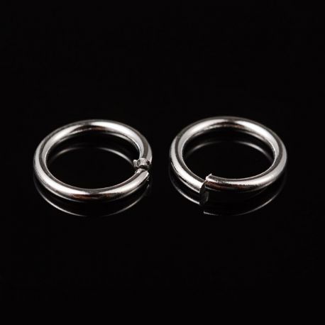 Avatud üksikud hüpperõngad 8x1 mm. 20 tk, 1 kott MD2214