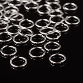 Avatud üksikud hüpperõngad 8x1 mm. 20 tk, 1 kott