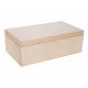 Деревянный ящик со съемной крышкой 36х19х12 см MED0043