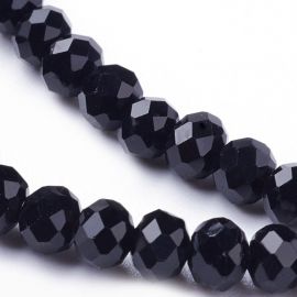 Glass beads 4 mm., 1 strand KK0339