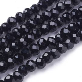 Glass beads 4 mm., 1 strand