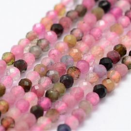 Natural Tourmaline beads 2 mm., 1 strand AK1737