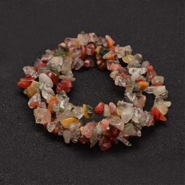 Rutilo Quartz ja Pebble Chipping Mix 8x5 mm., 1 haru