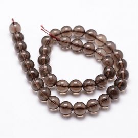 Natural Smoky Quartz Beads 3.5-4 mm., 1 strand 