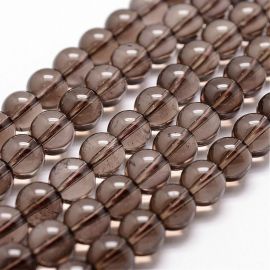 Natural Smoky Quartz Beads 3.5-4 mm., 1 strand 