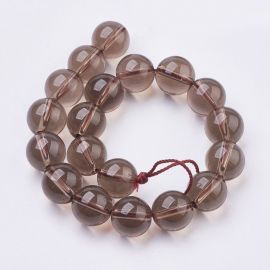Suitsukvartsist helmed 10 mm., 1 ahel
