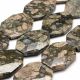 Natürliche Feldspatperlen 44-46x34-35x9-11 mm, 1 Stck. AK1723