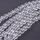 Glass beads transparent 10 mm., 1 strand KK0336