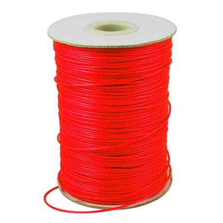 Waxed polyester cord 0.80 mm., 1 meter VV0746