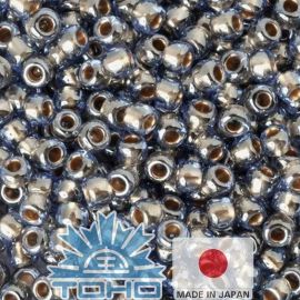TOHO® sēklu krelles ar zelta pārklājumu Lt Montana Blue 11/0 (2,2 mm) 10 g. TR-11-992