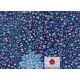 TOHO® Seed Beads Inside-Color Aqua/Oxblood-Lined 11/0 (2.2 mm) 10 g. TR-11-381