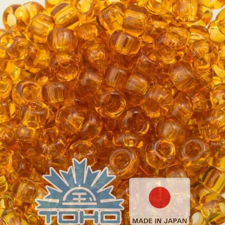 TOHO® Saatperlen Transparenter Topas 11/0 (2,2 mm) 10 g. TR-11-2C