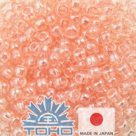 Бисер TOHO® Прозрачно-блестящий розовый 11/0 (2,2 мм) 10 г. TR-11-290