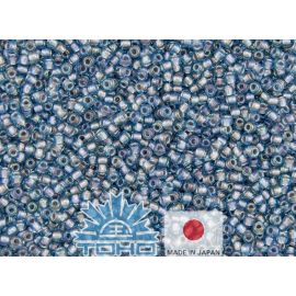 TOHO® Biseris Inside-Color Aqua/Lavender-Lined 11/0 (2,2 mm) 10 g. TR-11-277