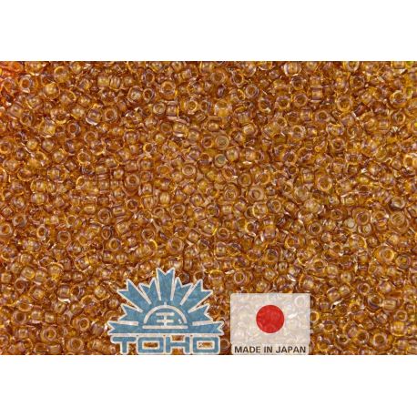 Бисер TOHO® Seed Beads Transparent Honey 11/0 (2,2 мм) 10 г. TR-11-2156