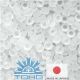 TOHO® Biseris Transparent-Frosted Crystal 11/0 (2,2 mm) 10 g. TR-11-1F