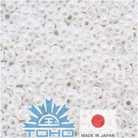 Бисер TOHO® Seed Beads Ceylon Snowflake 11/0 (2,2 мм) 10 г.