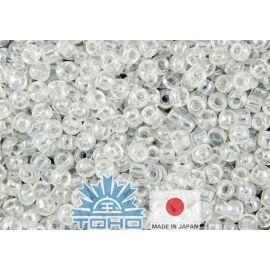 TOHO® Biseris Transparent-Lustered Crystal 11/0 (2,2 mm) 10 g. TR-11-101