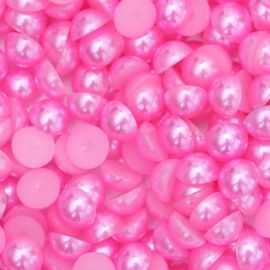 Acryl Cabochon - Perlenimitation, leuchtendes Rosa, Kunsthandwerk, Dekorationen, Schmuck und Dekoration 11 mm,