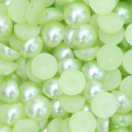 Akrila kabošons - pērļu imitācija 11 mm., 10 gab. KB0282