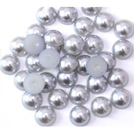 Akrilinis kabošonas - perlo imitacija 11 mm., 10 vnt. KB0281