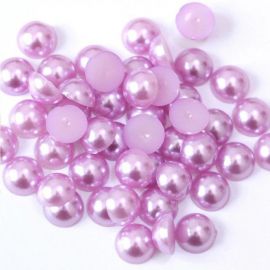 Akrilinis kabošonas - perlo imitacija 11 mm., 10 vnt. KB0279